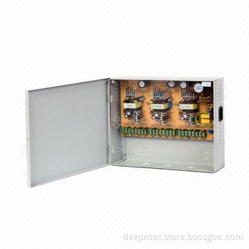 12V/15A 12CH Output Centralized CCTV Power Supply with 180W Power and Adjustable Voltage